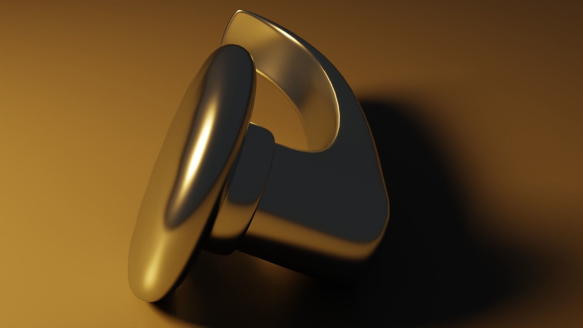 Door Knob Free low-poly 3D model_4