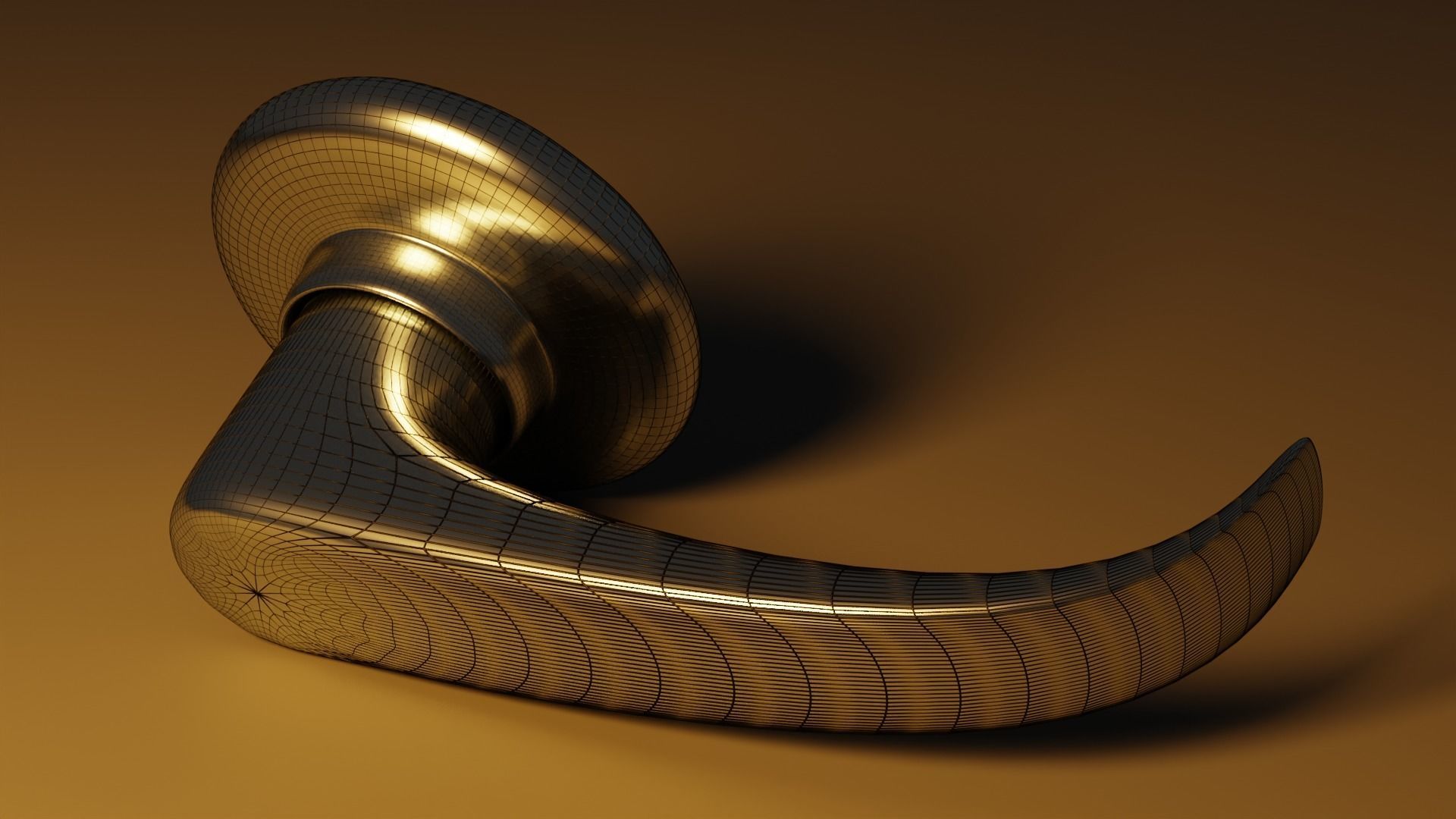 Door Knob Free low-poly 3D model_5