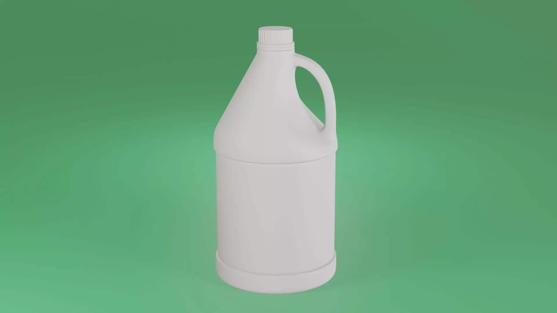 Plastic Gallon 3D model_0