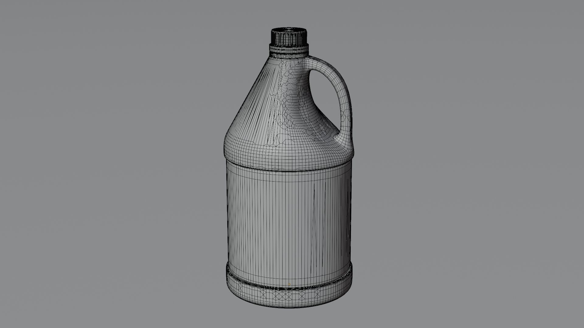 Plastic Gallon 3D model_1