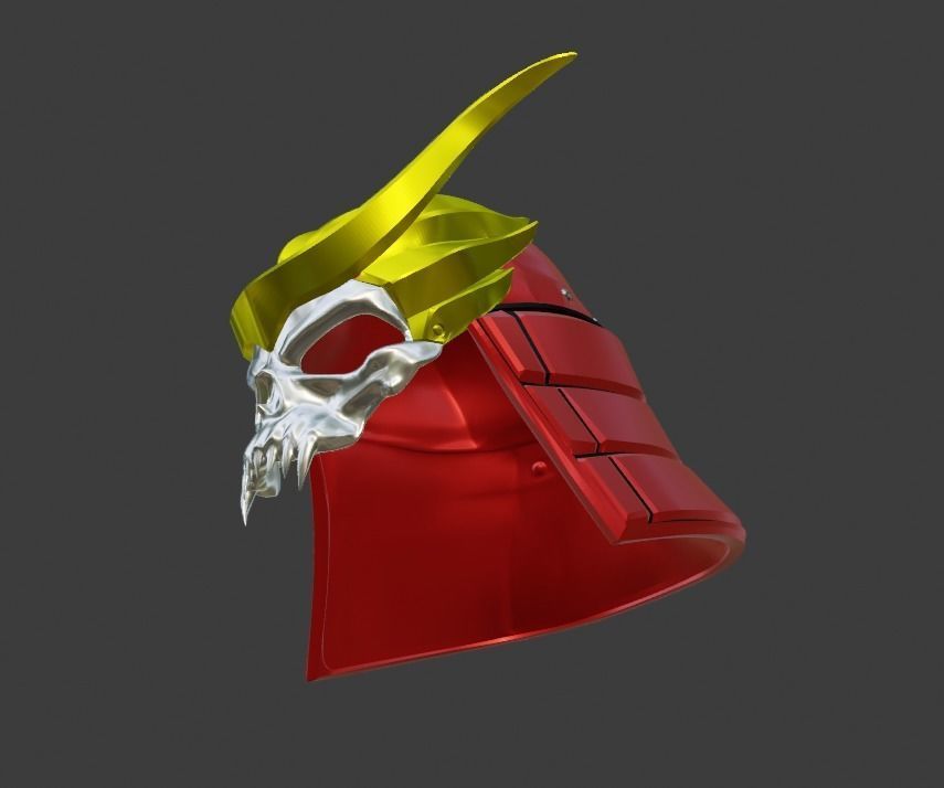 Shao Kahn helmet from Mortal Kombat 11 - Earthrealms Monarch 3D print model_10