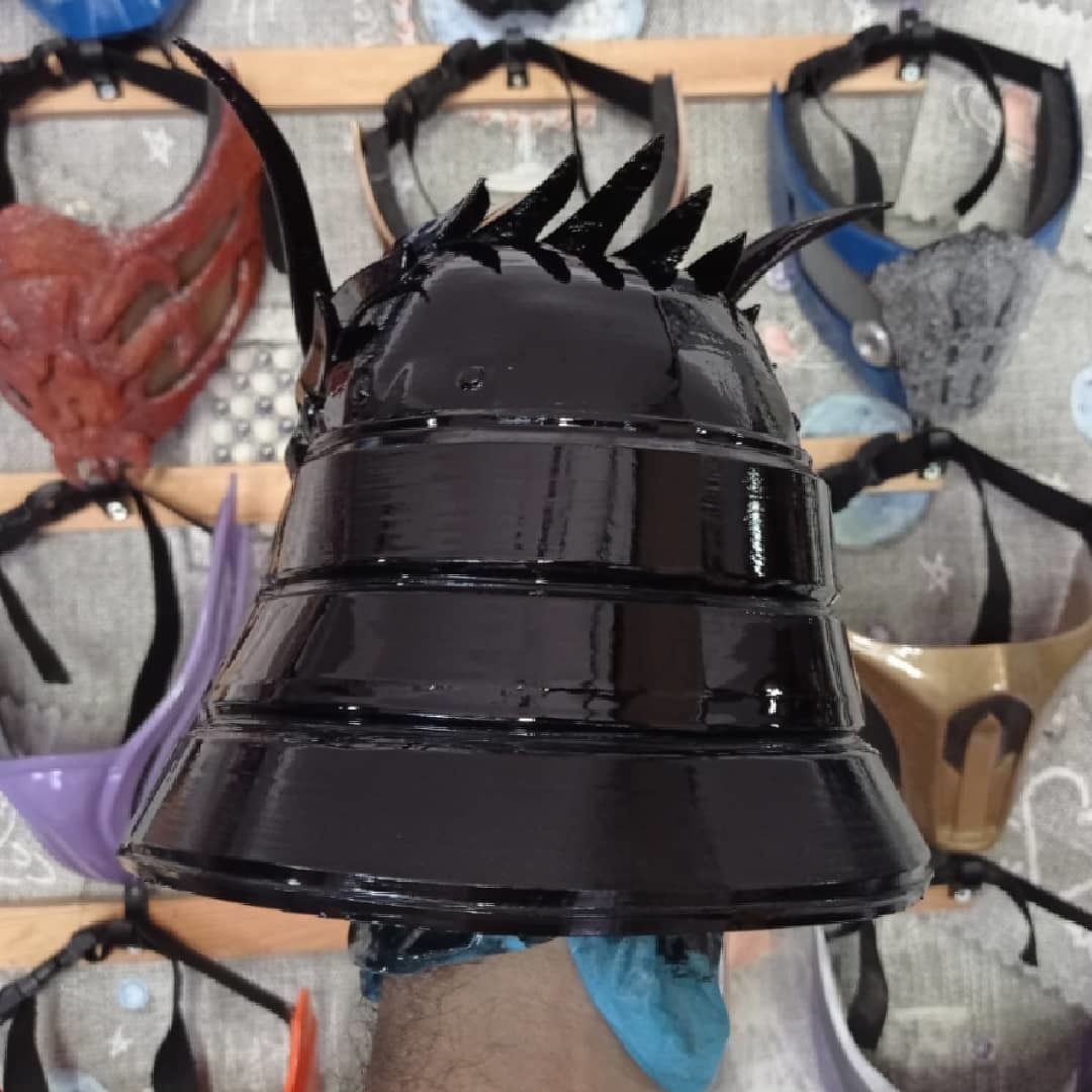 Shao Kahn helmet from Mortal Kombat 11 - Earthrealms Monarch 3D print model_16