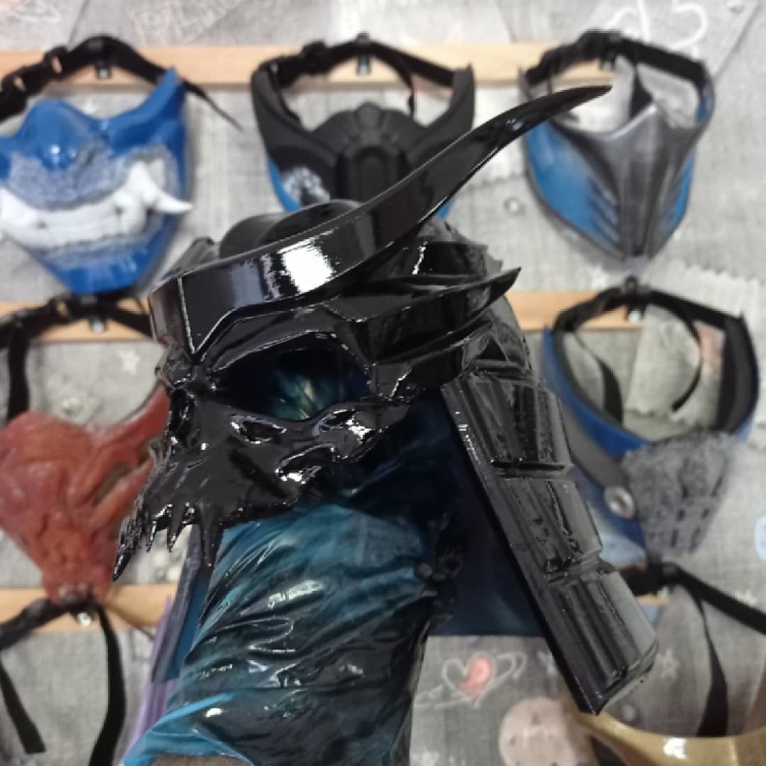 Shao Kahn helmet from Mortal Kombat 11 - Earthrealms Monarch 3D print model_15
