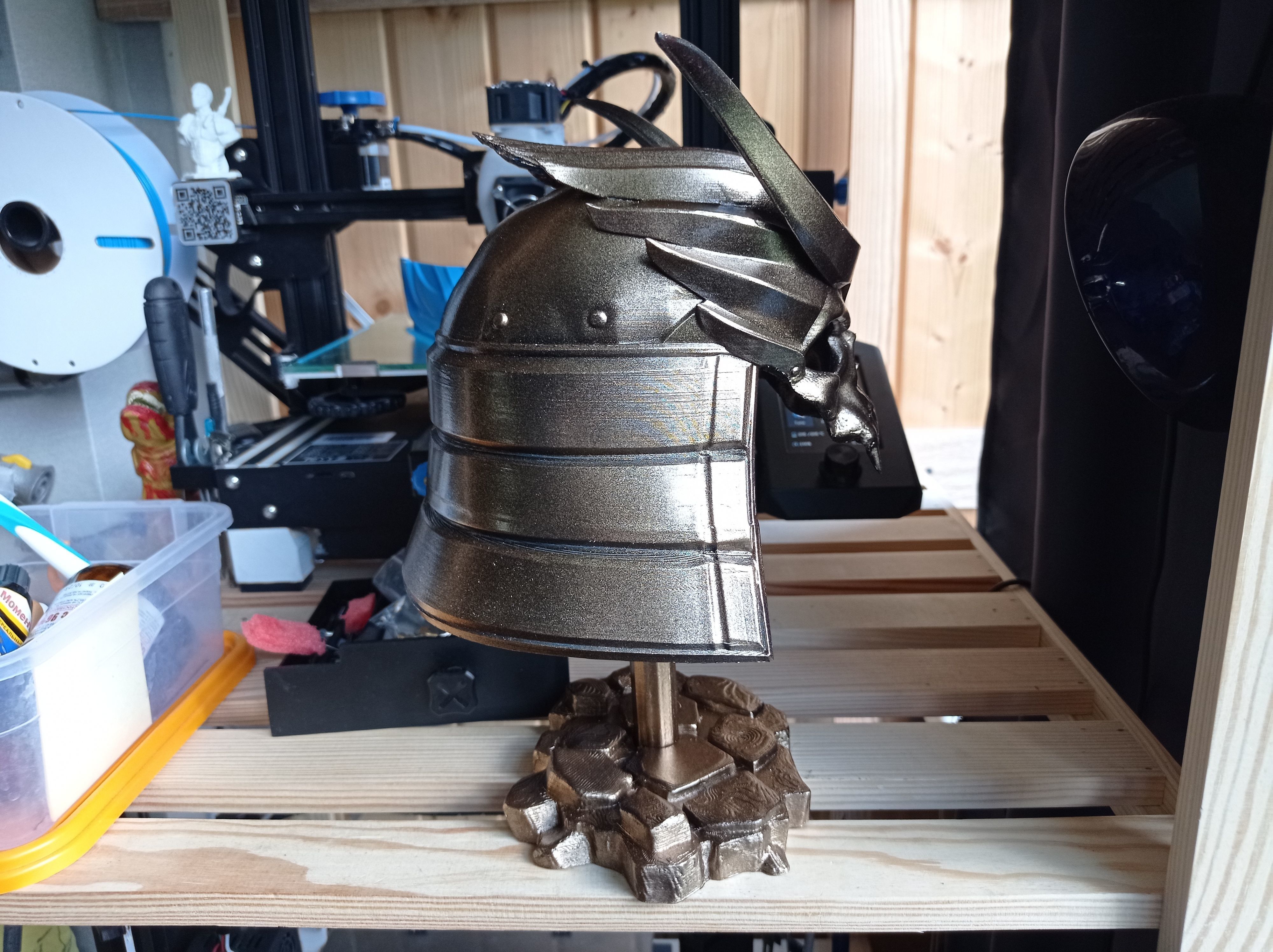 Shao Kahn helmet from Mortal Kombat 11 - Earthrealms Monarch 3D print model_12