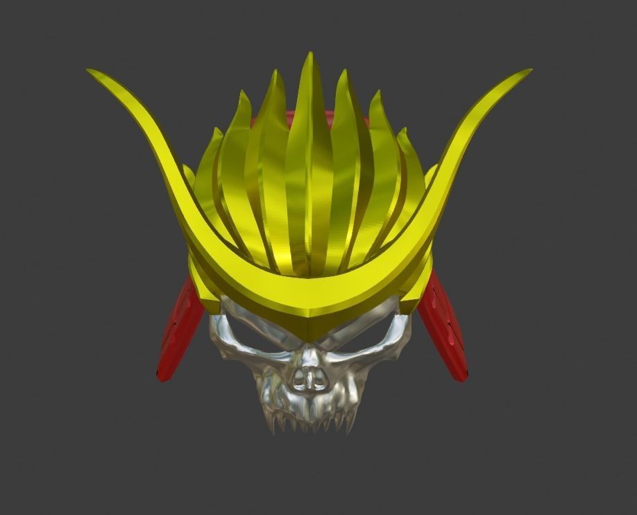 Shao Kahn helmet from Mortal Kombat 11 - Earthrealms Monarch 3D print model_9