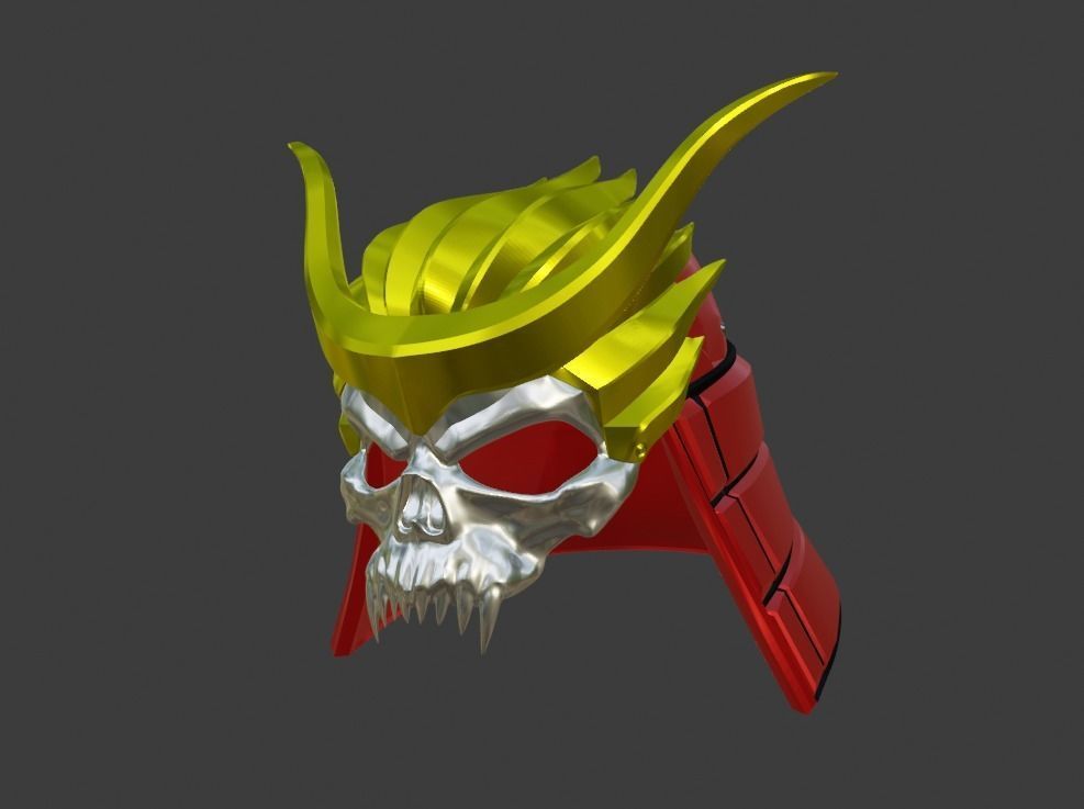 Shao Kahn helmet from Mortal Kombat 11 - Earthrealms Monarch 3D print model_6