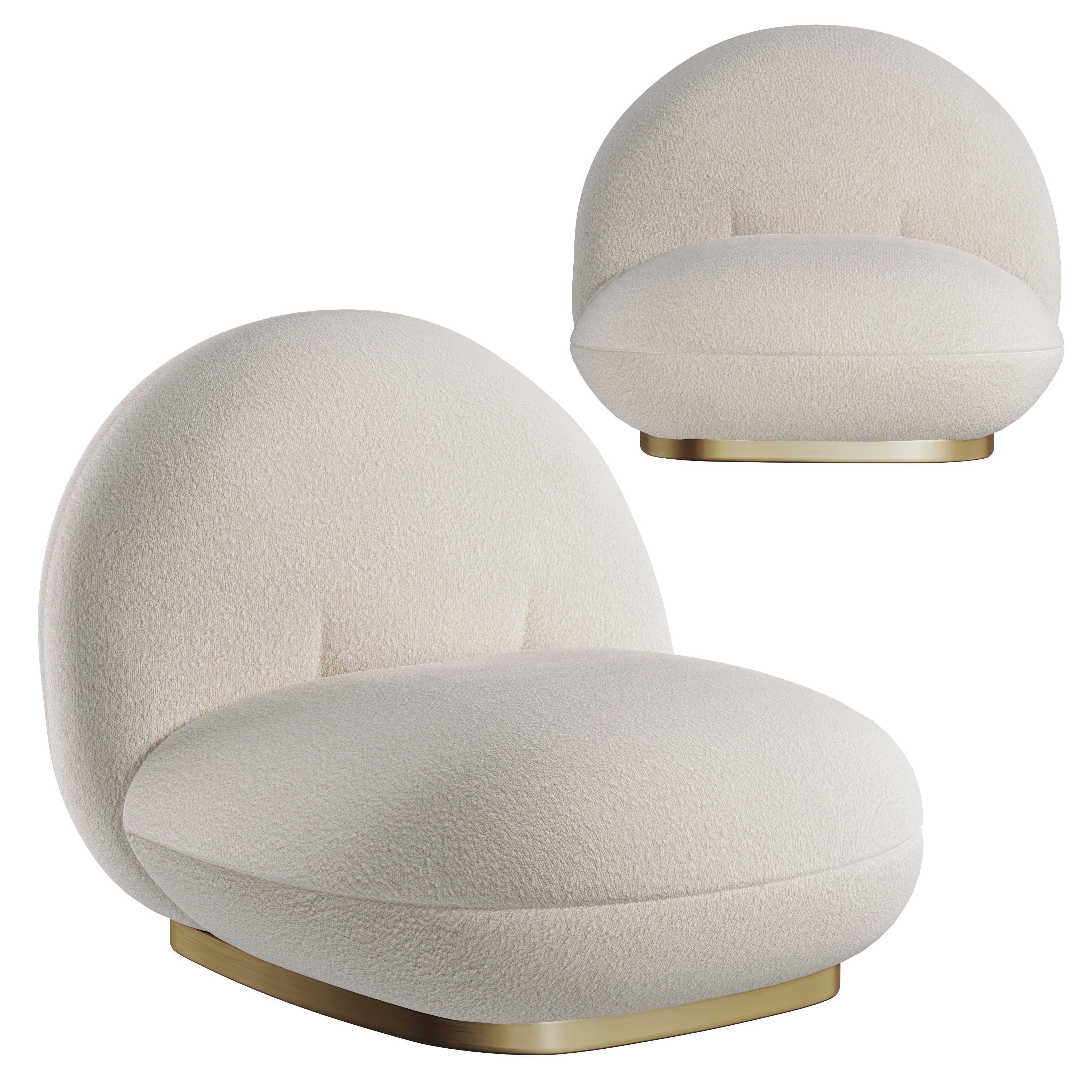 Gubi Pacha Lounge Chair 3D model_1