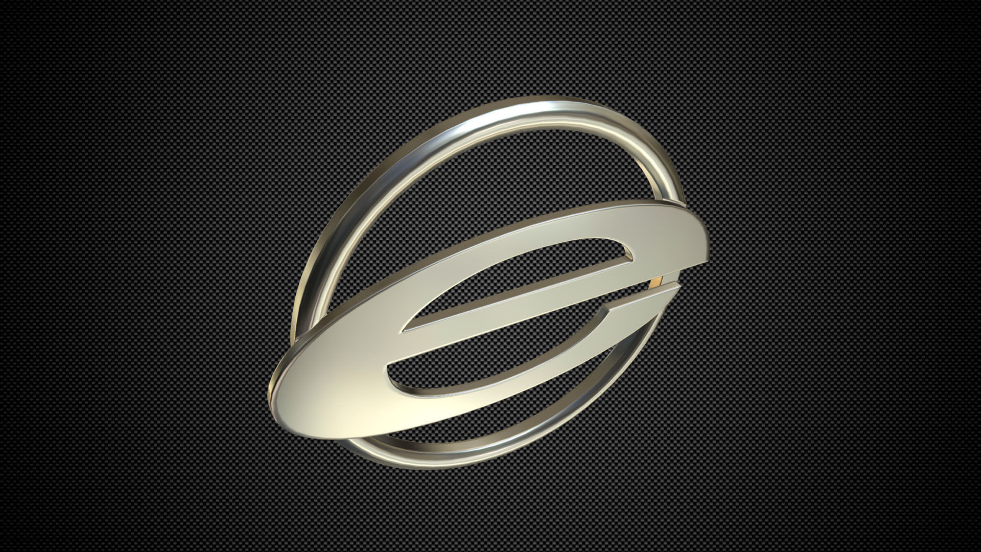 emerald logo 3D model_4