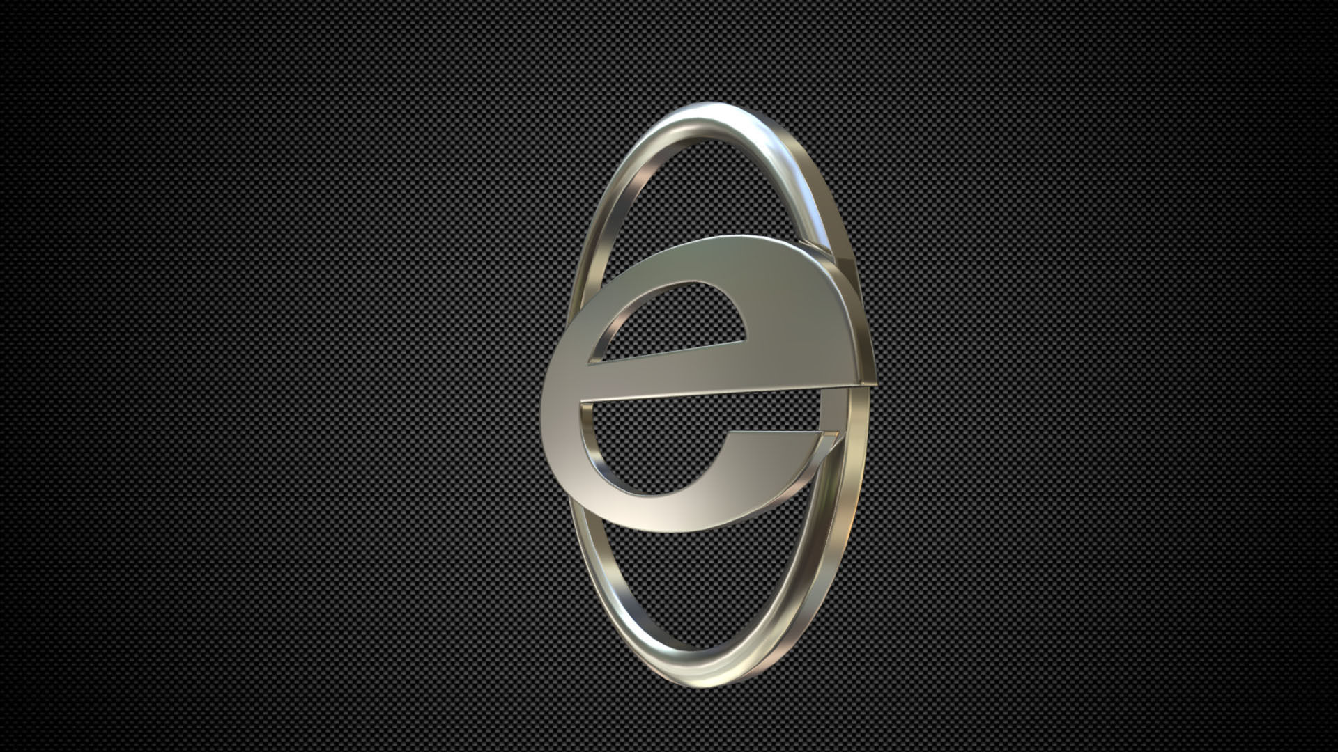 emerald logo 3D model_2
