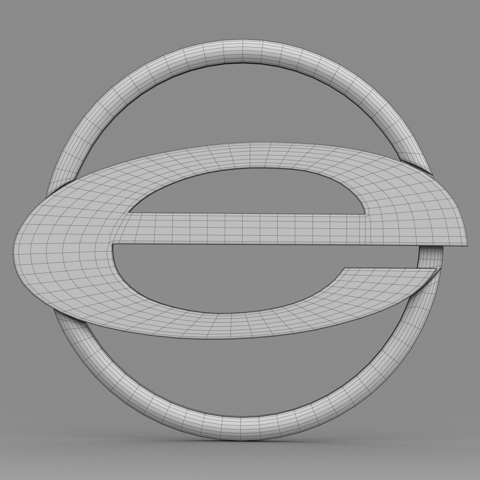 emerald logo 3D model_7