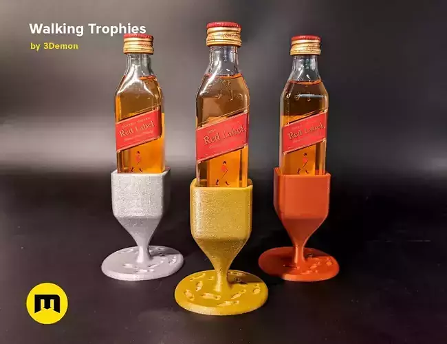 Walking Challenge Trophies Free 3D print model Walking Challenge Trophies Free 3D print model