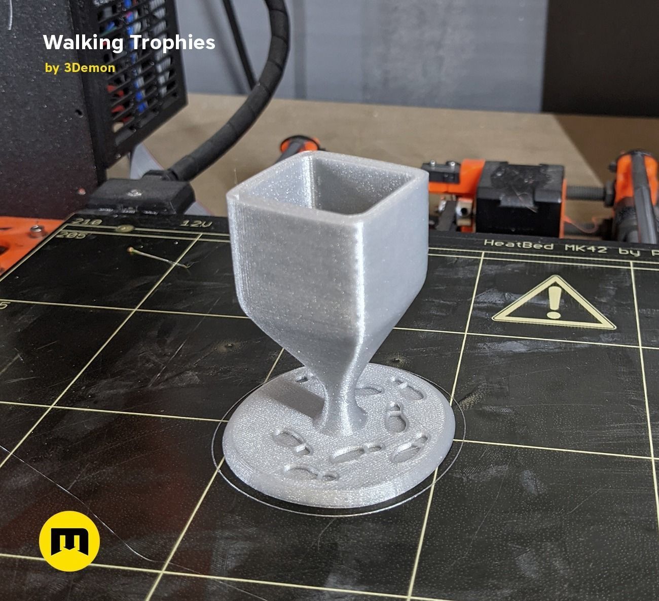 Walking Challenge Trophies Free 3D print model_5