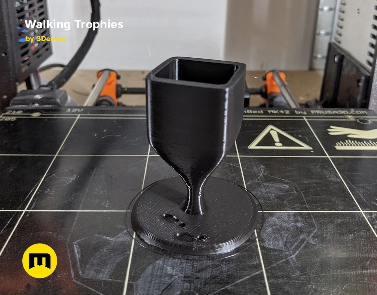 Walking Challenge Trophies Free 3D print model_8