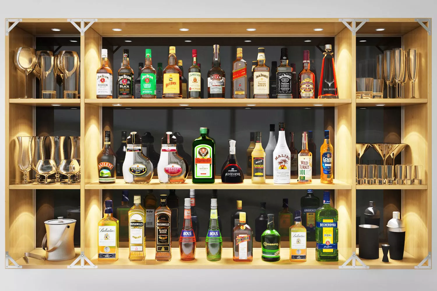 Bar Set Grande 3D model