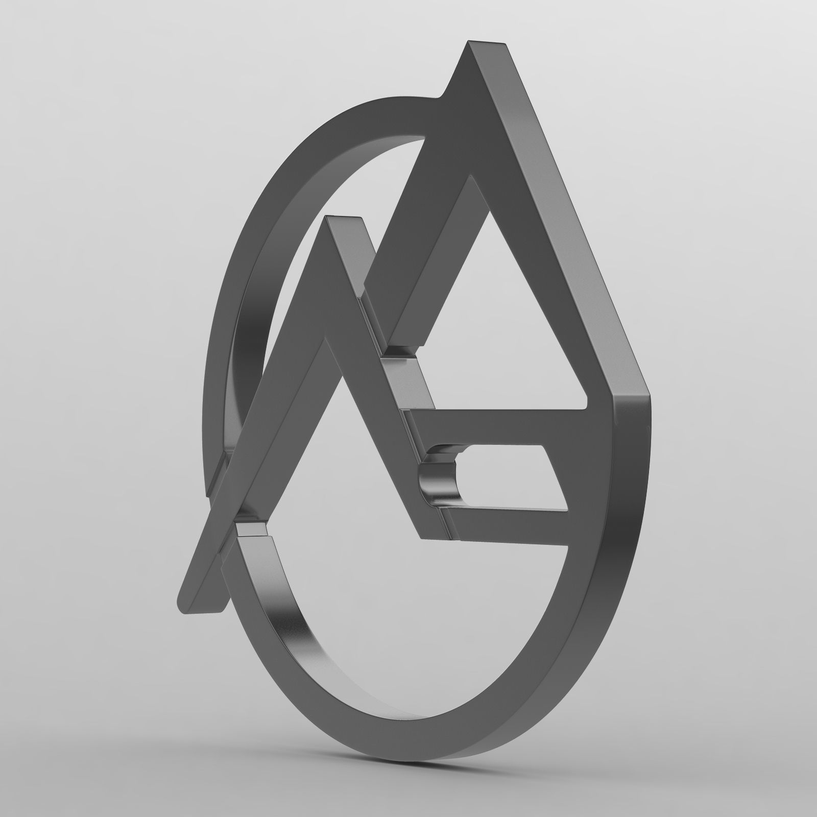 eraz logo 3D model_2
