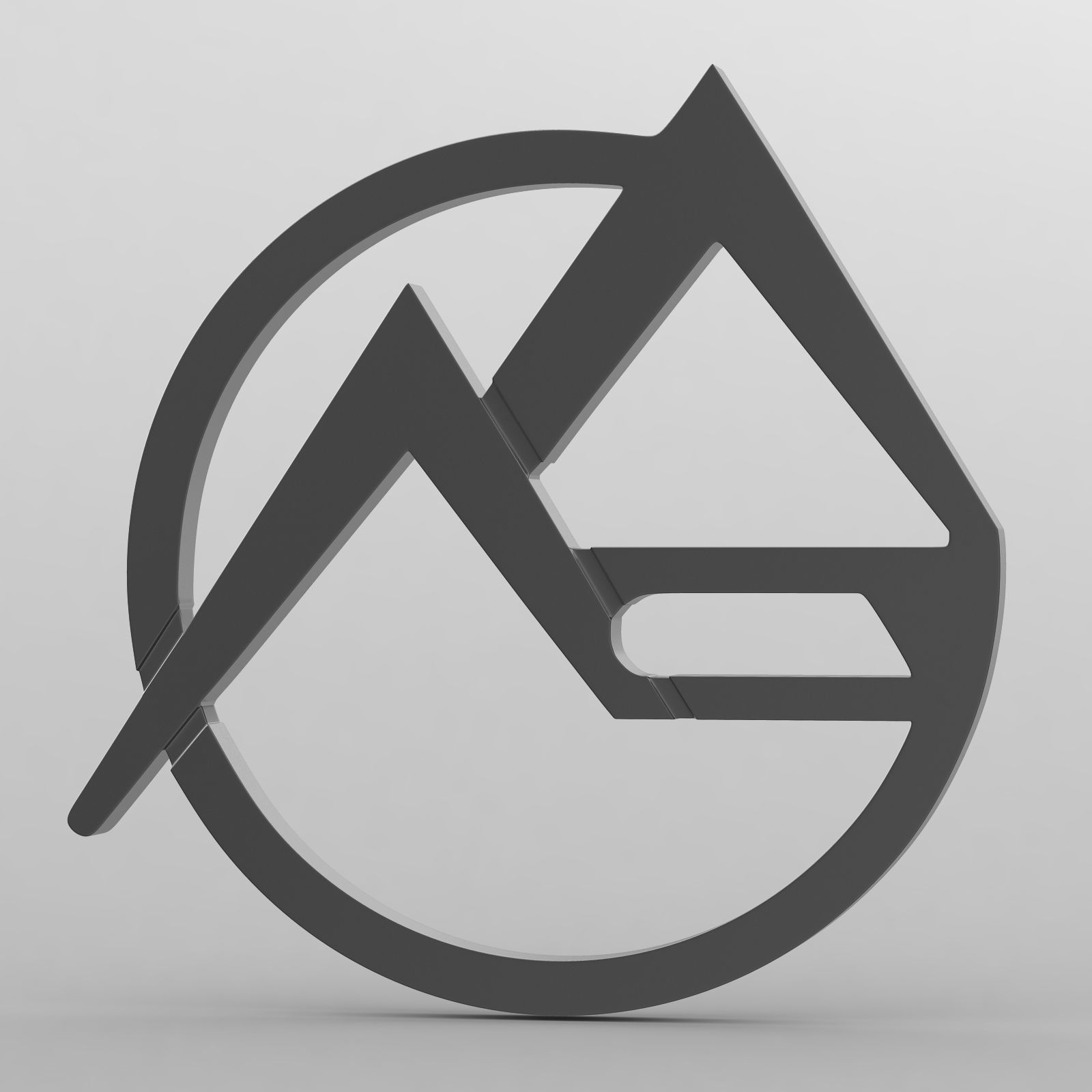 eraz logo 3D model_1