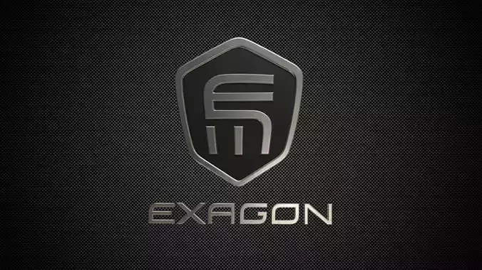 exagon logo 3D model