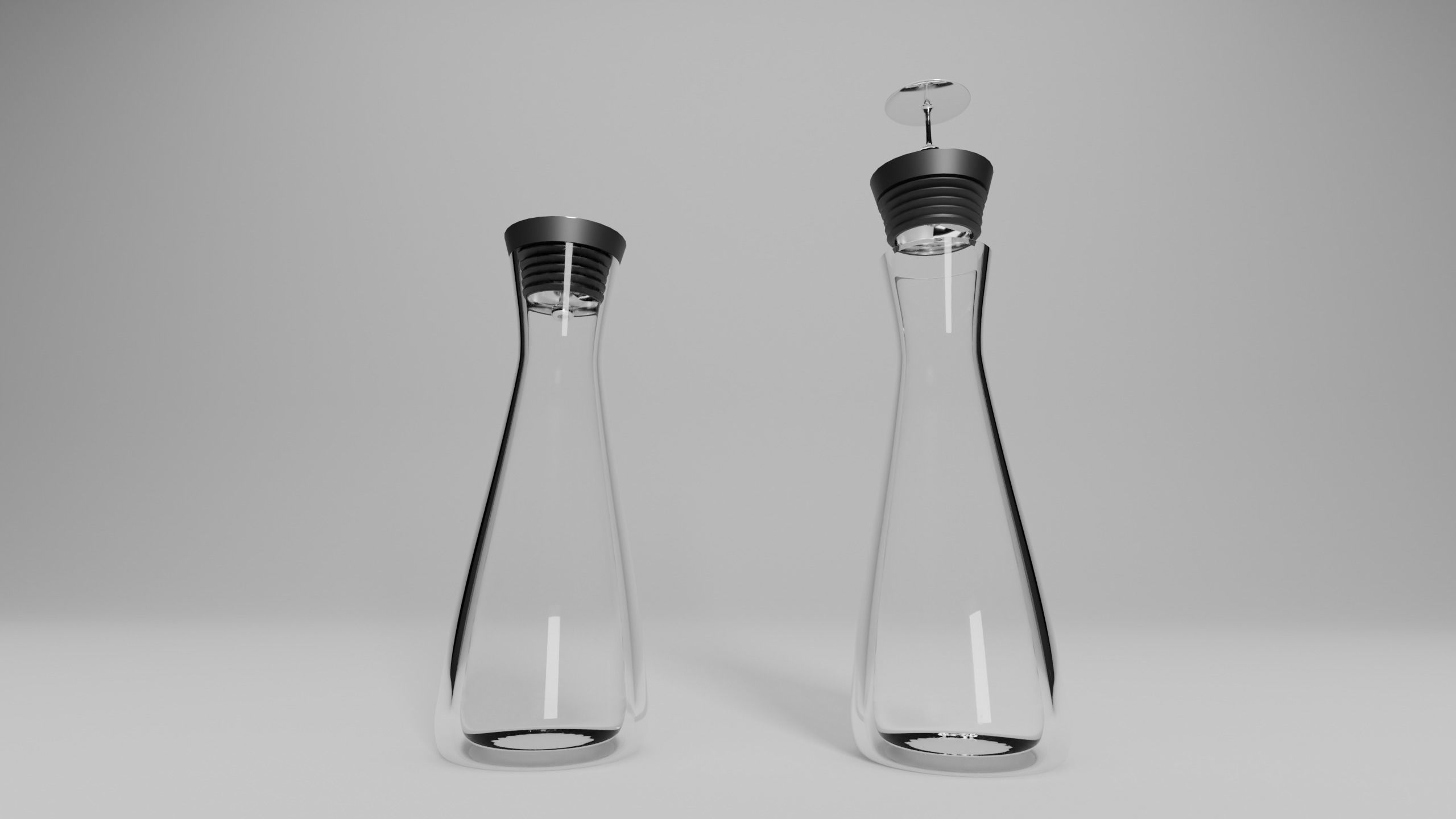 modern Water Jug 3D model_4