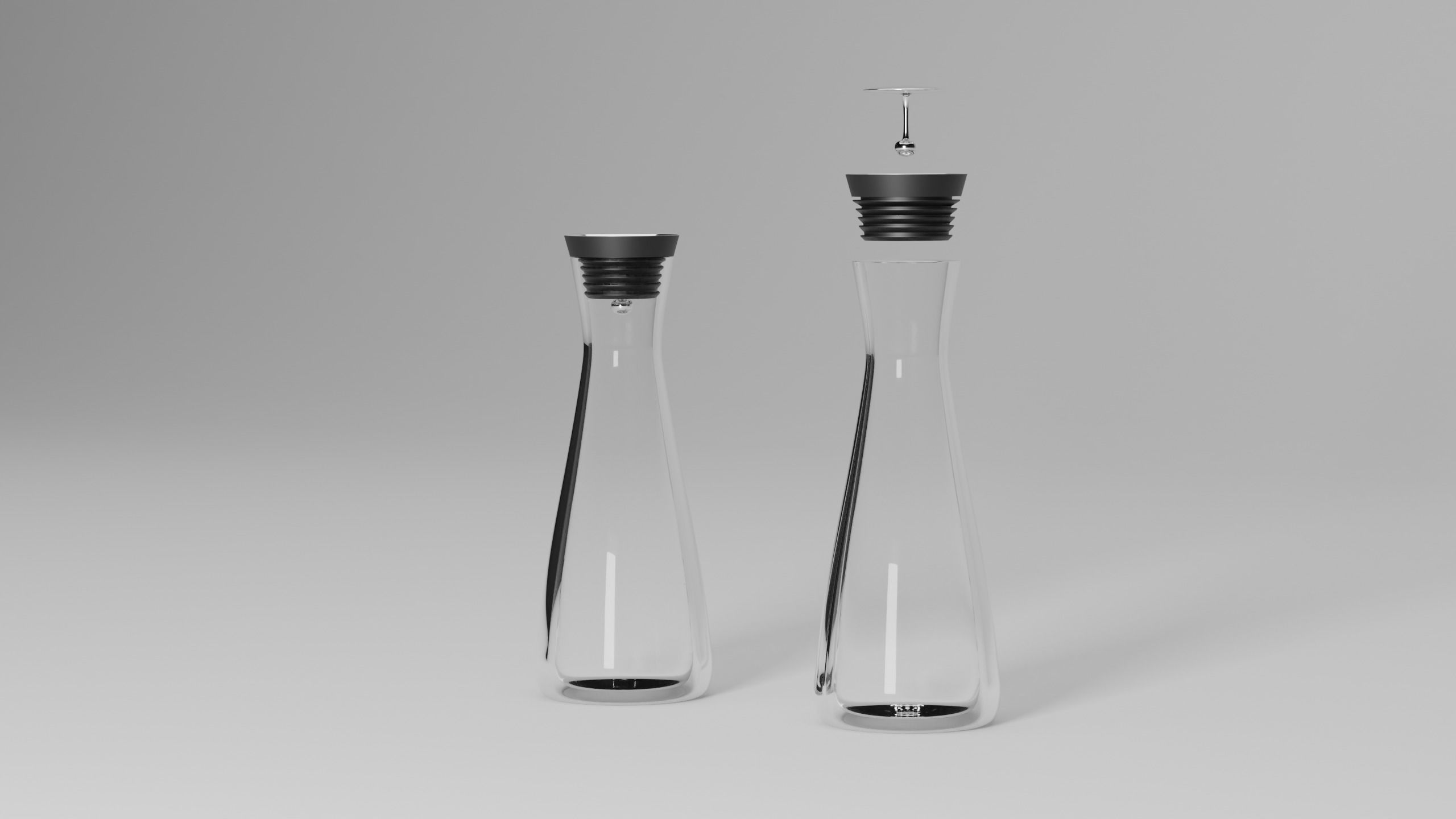 modern Water Jug 3D model_2