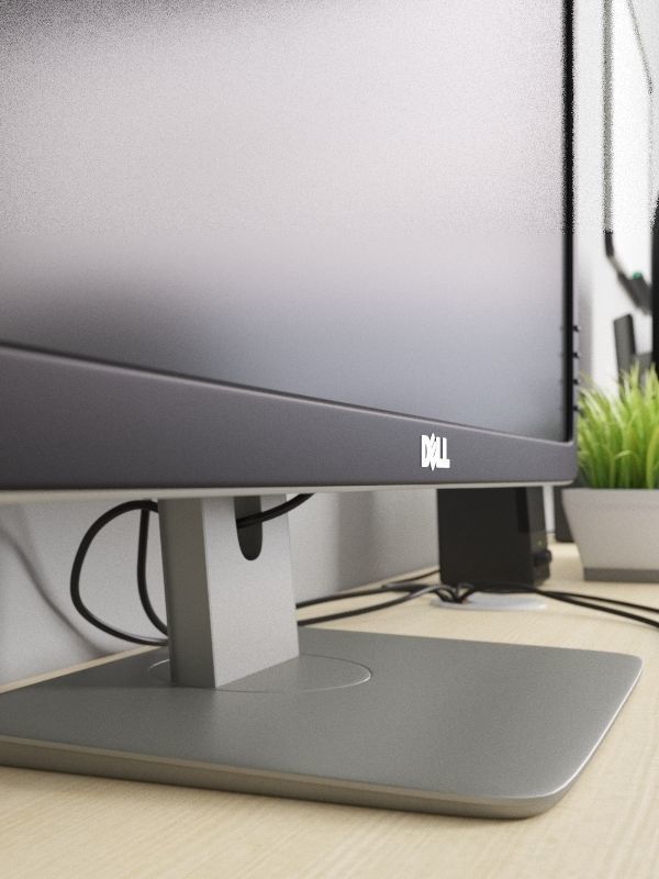 Workplace Office Set 3D model 3D model_10