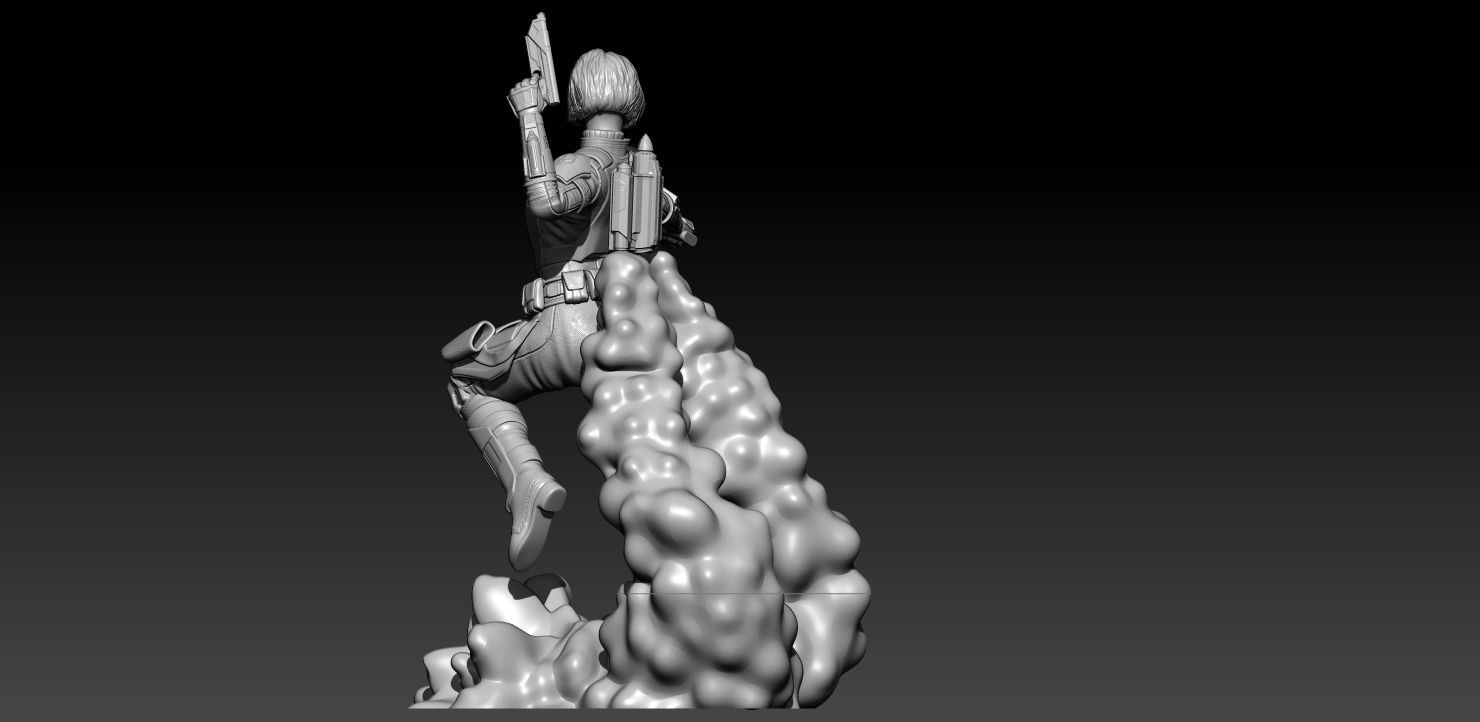 Bo Katan Mandalorian season 2 3D print model_3