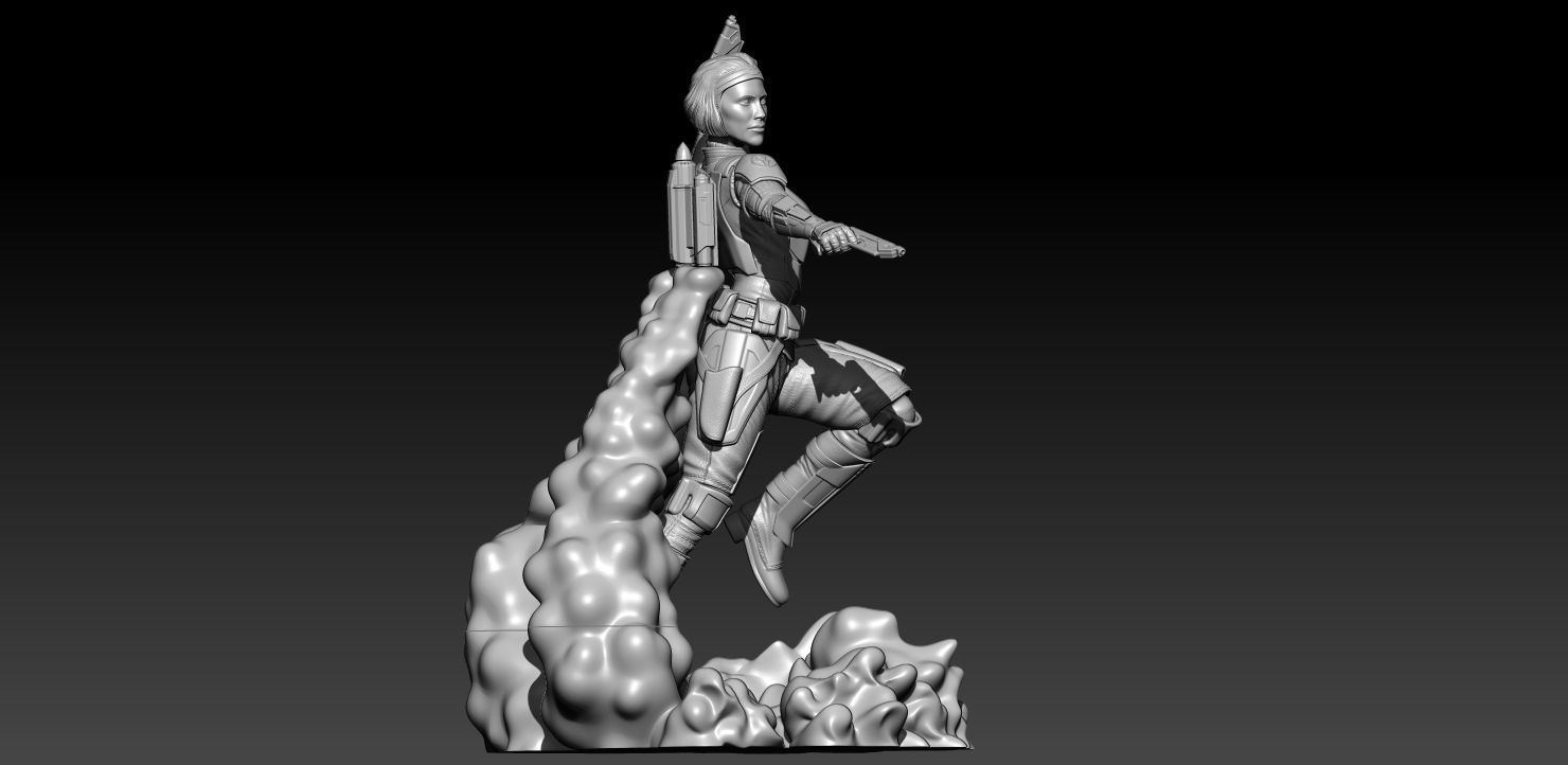 Bo Katan Mandalorian season 2 3D print model_4