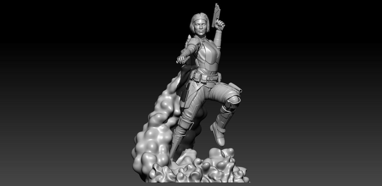 Bo Katan Mandalorian season 2 3D print model_1