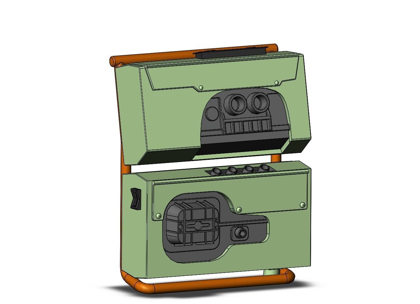 Rebel Back Pack Figure toy 3D print model_1