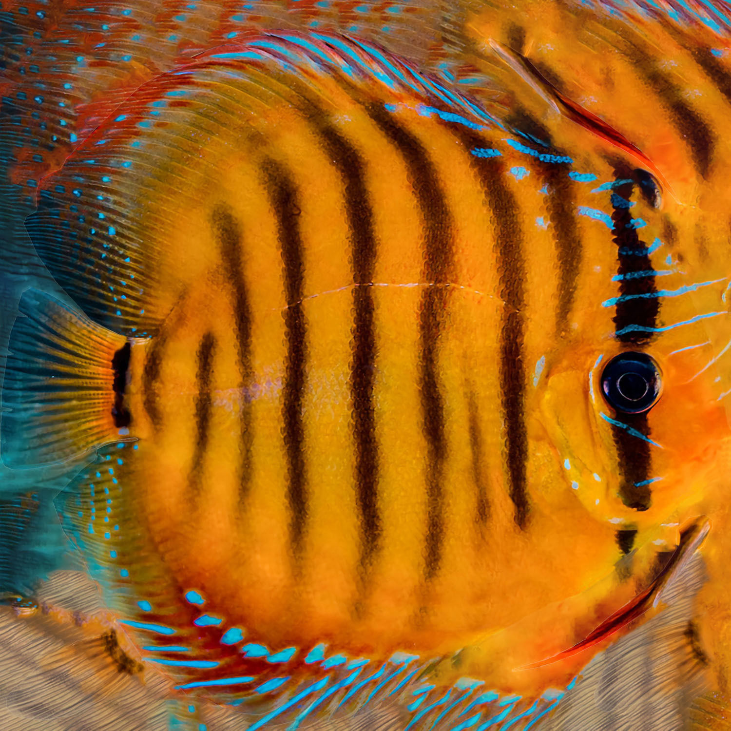 Discus fish 3D model_12