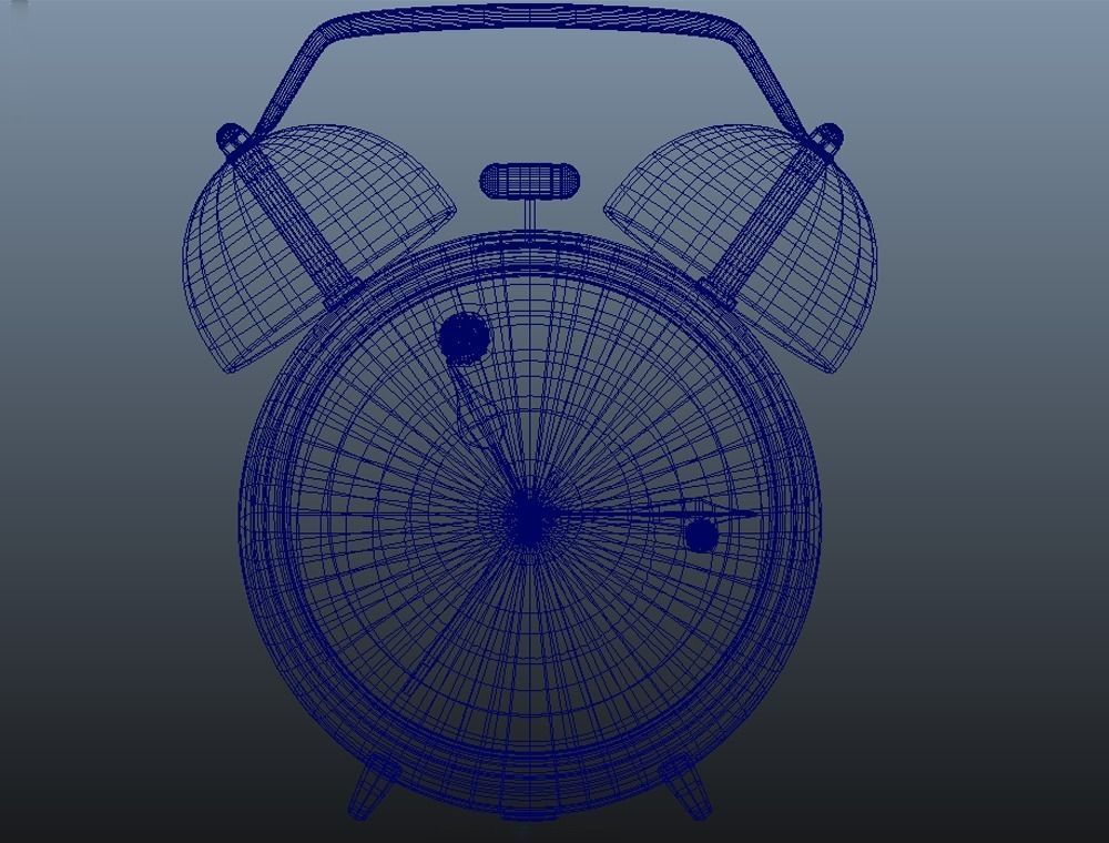 Alarm Clock 3D model_5