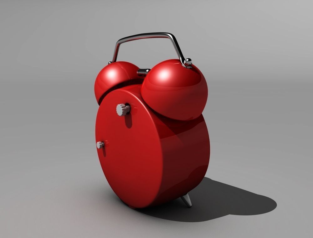 Alarm Clock 3D model_3