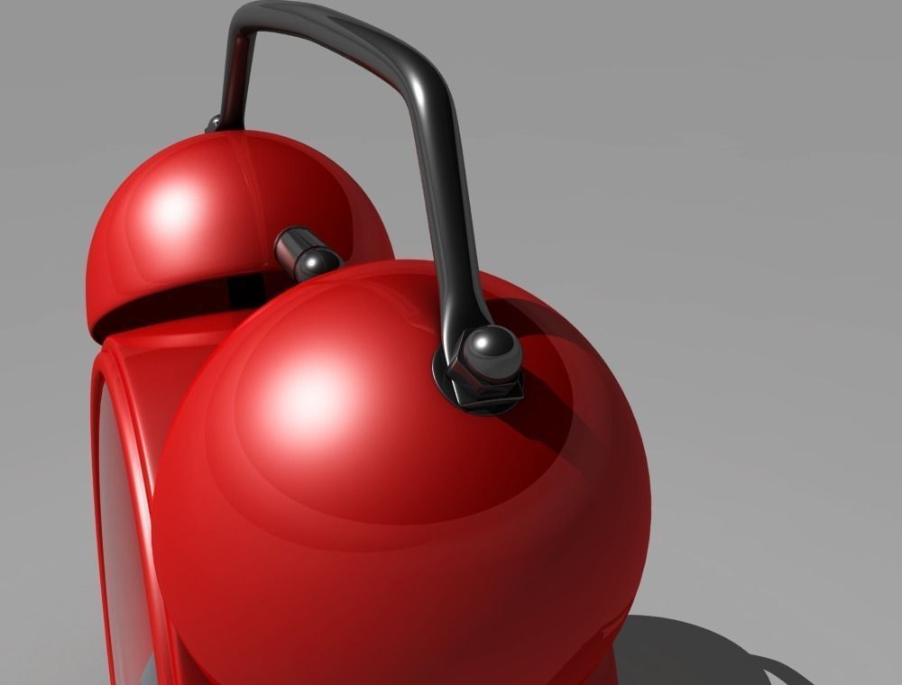 Alarm Clock 3D model_2