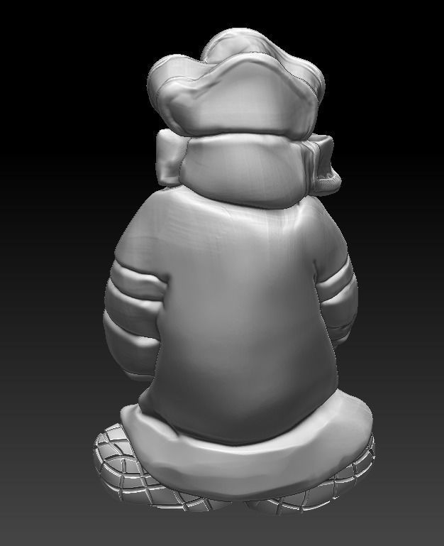 Domovoy -Household Lord for wood carving machine and 3d printing 3D print model_9