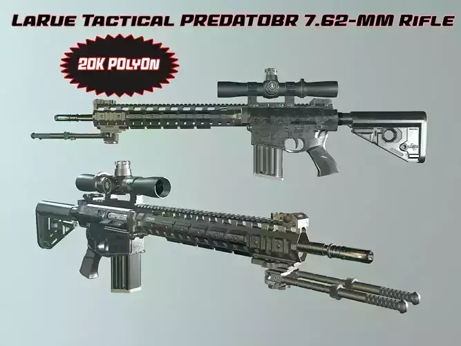 LaRue Tactical PREDAT OBR 7-62mm Rifle PBR VR-AR 