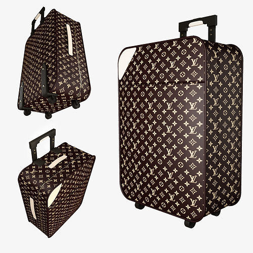 Louis Vuitton luggage bag  3D model