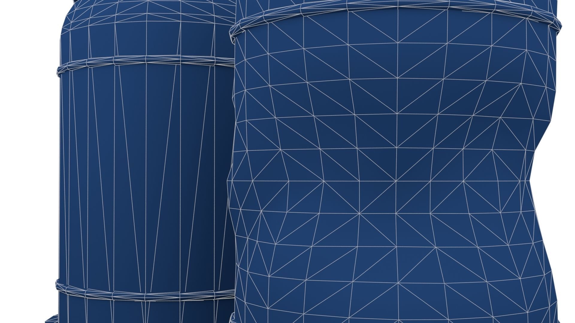 Bottle Cylinder Gas Low-poly 3D model_29