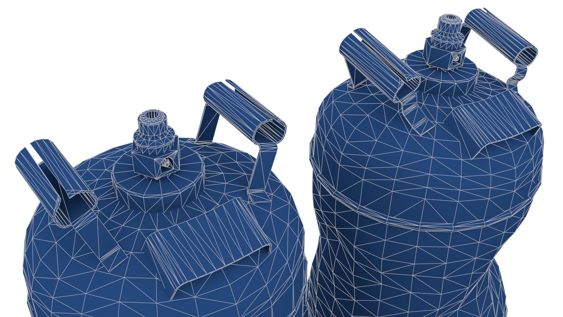 Bottle Cylinder Gas Low-poly 3D model_28