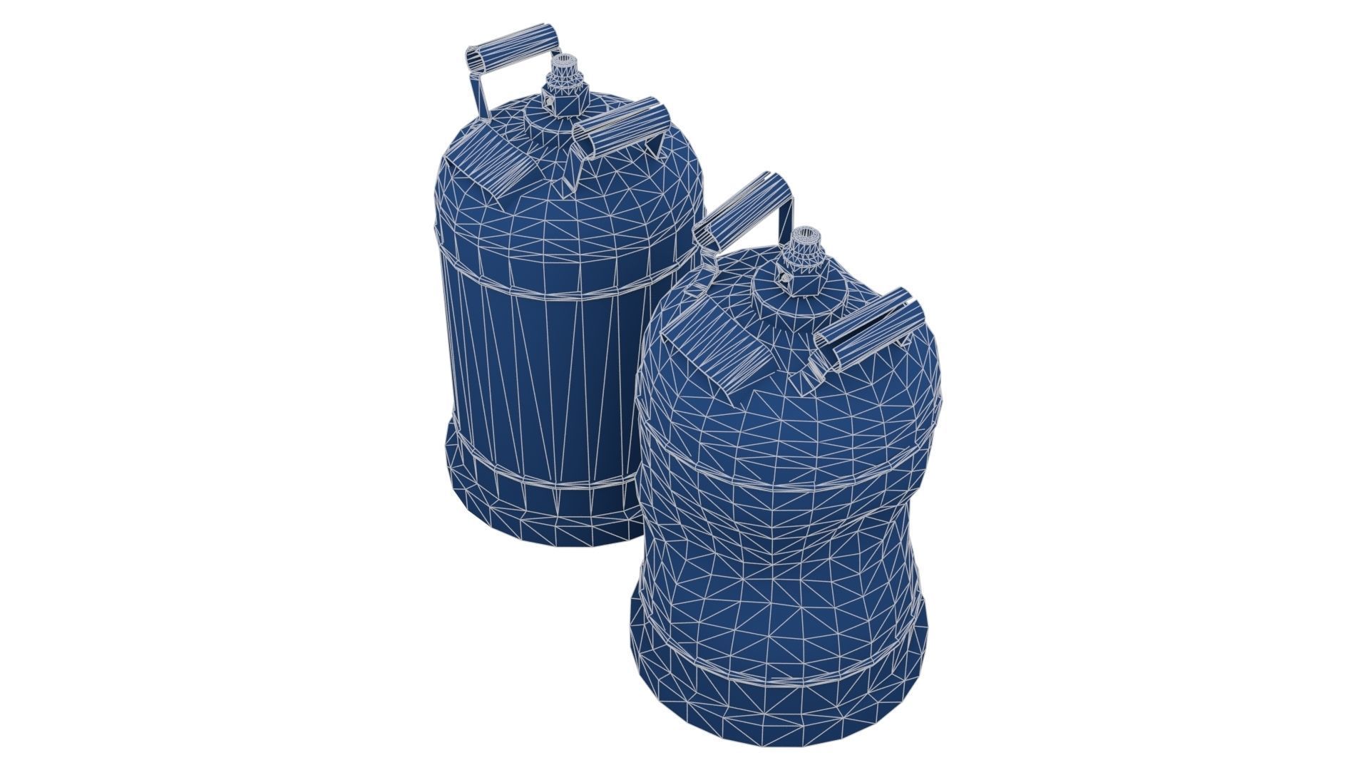Bottle Cylinder Gas Low-poly 3D model_22