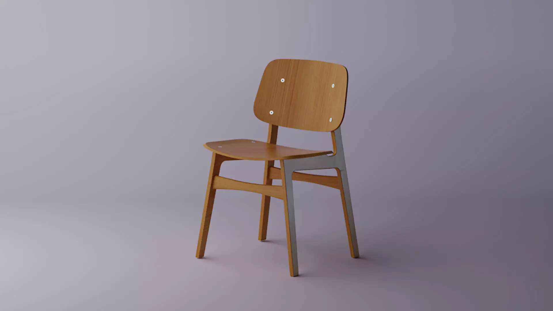 wood Chair  3d model 3D model_0