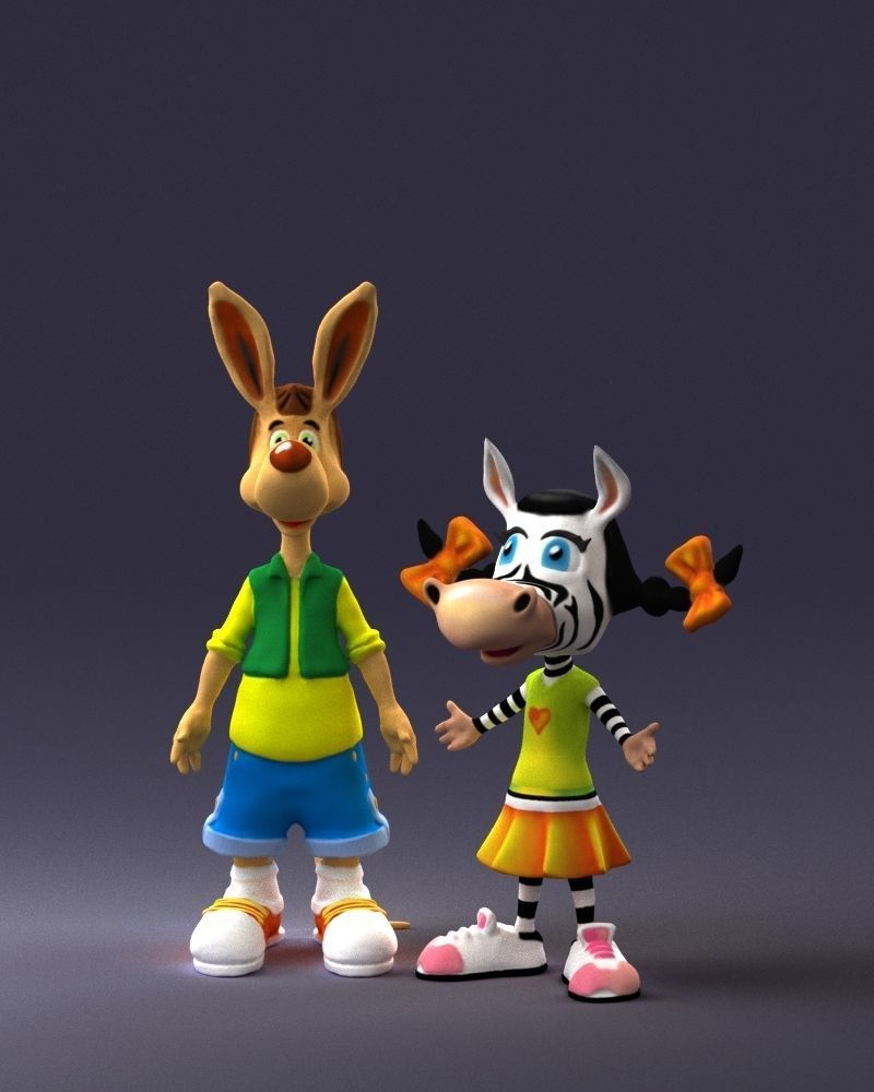 000360 Cartoon Characters Duo 3dp 3D print model_31