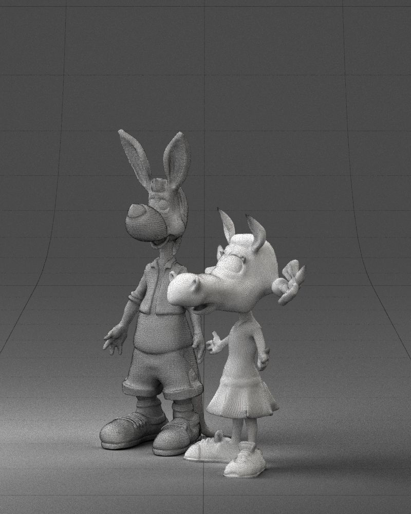 000360 Cartoon Characters Duo 3dp 3D print model_30