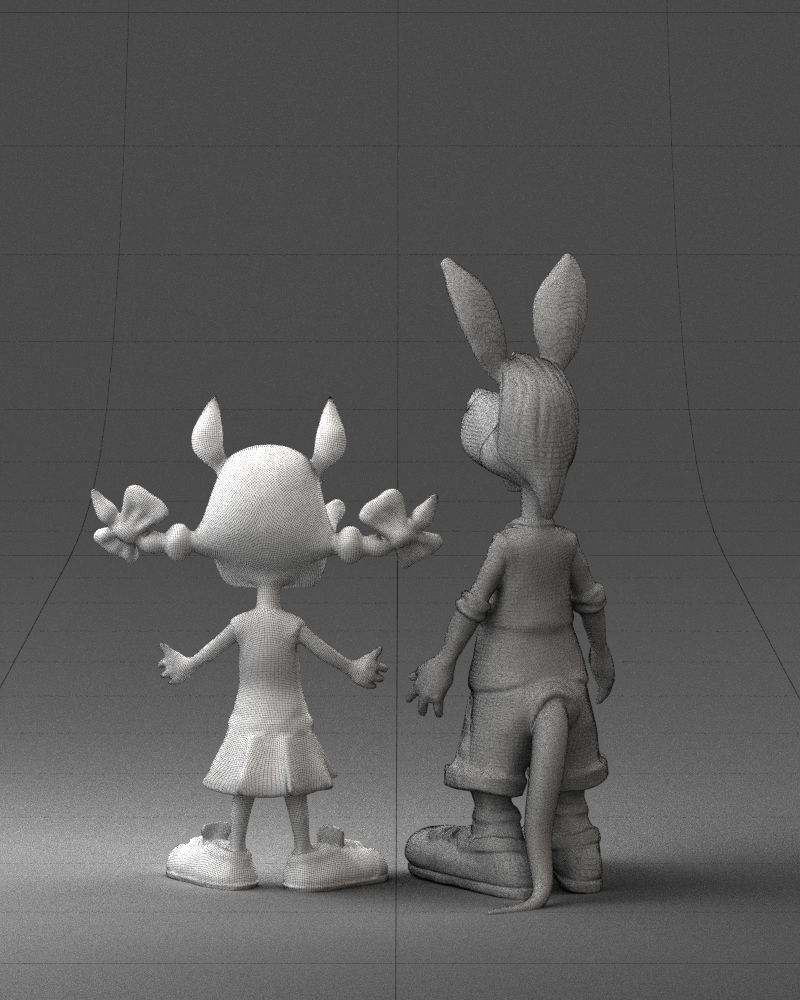 000360 Cartoon Characters Duo 3dp 3D print model_21