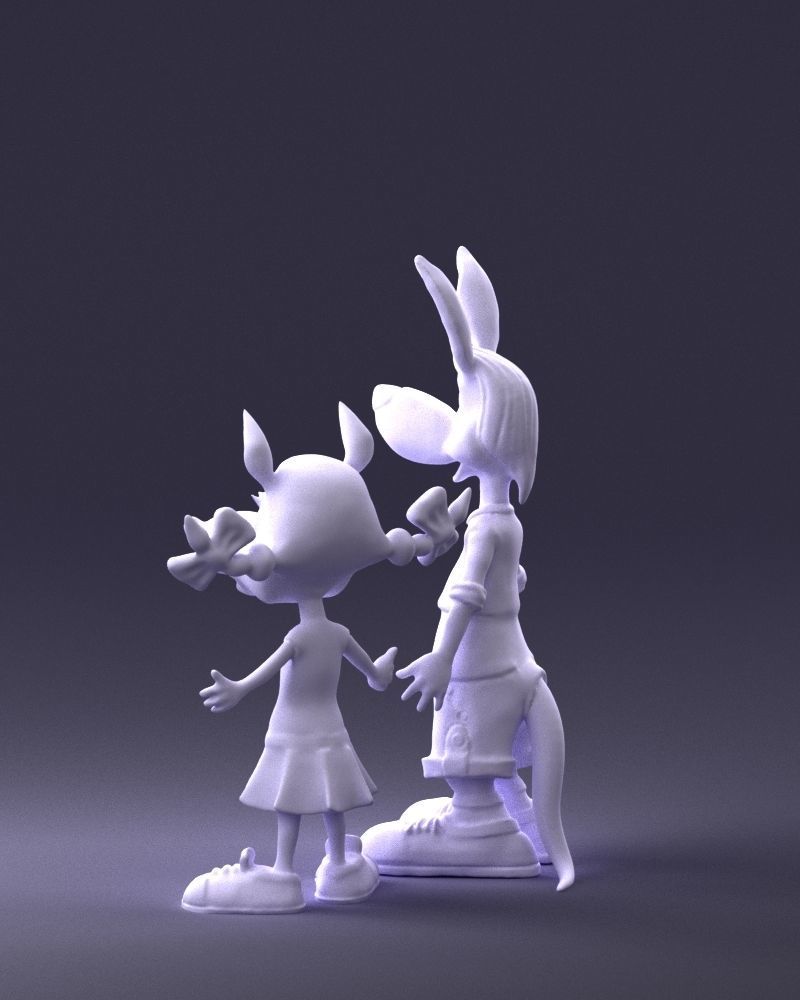 000360 Cartoon Characters Duo 3dp 3D print model_23