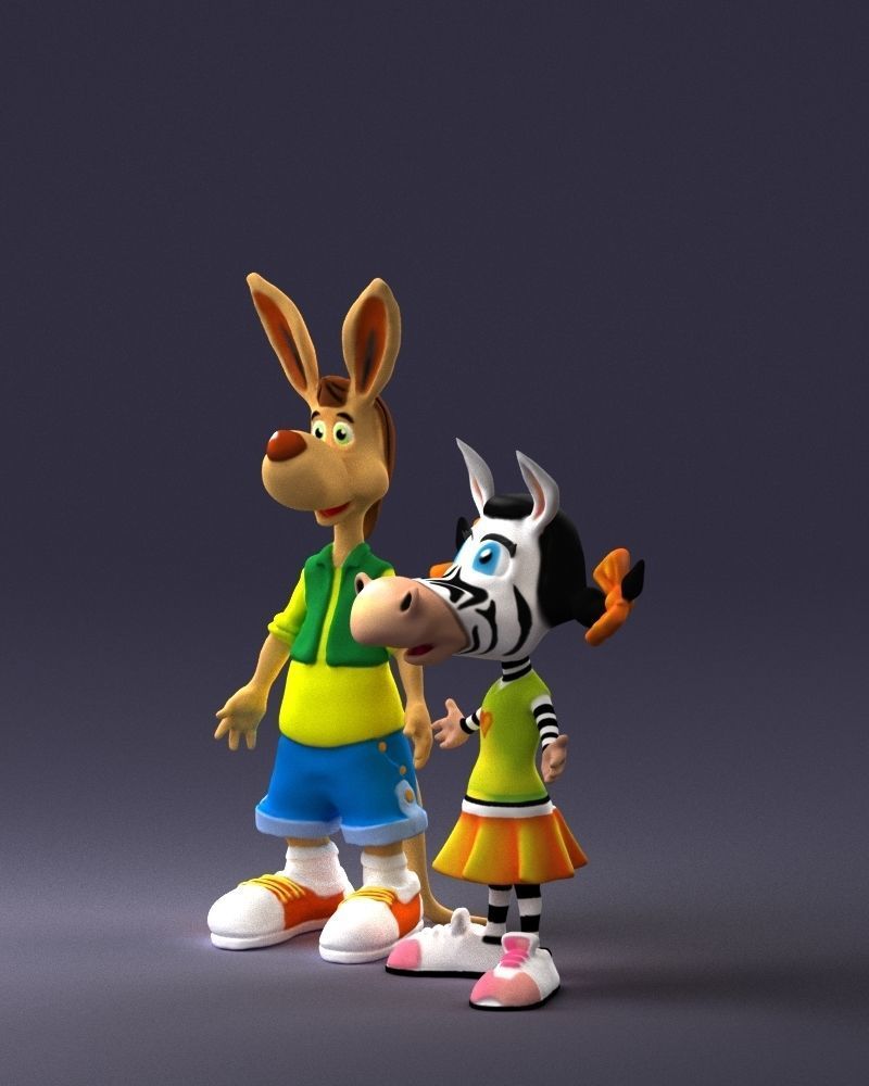 000360 Cartoon Characters Duo 3dp 3D print model_28