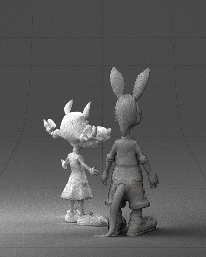 000360 Cartoon Characters Duo 3dp 3D print model_18
