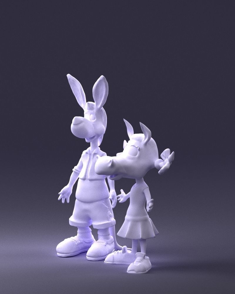 000360 Cartoon Characters Duo 3dp 3D print model_29