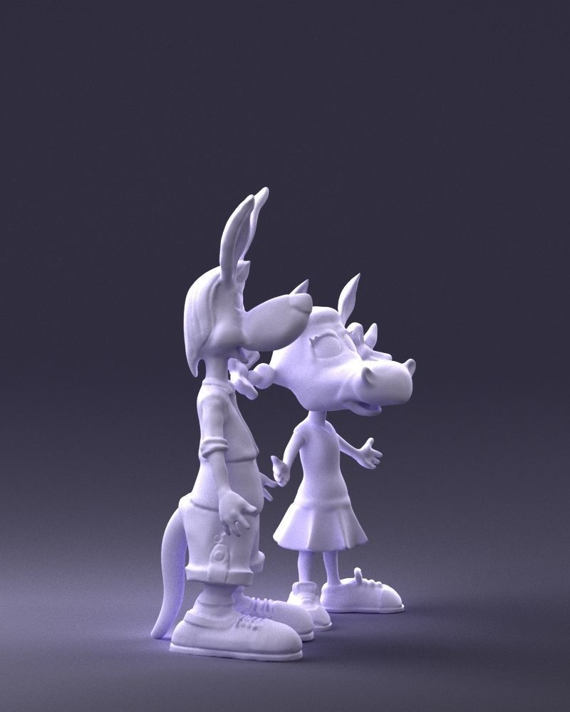000360 Cartoon Characters Duo 3dp 3D print model_11