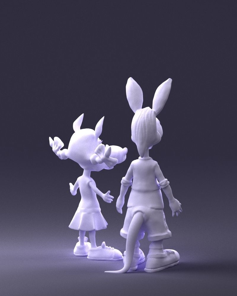 000360 Cartoon Characters Duo 3dp 3D print model_17