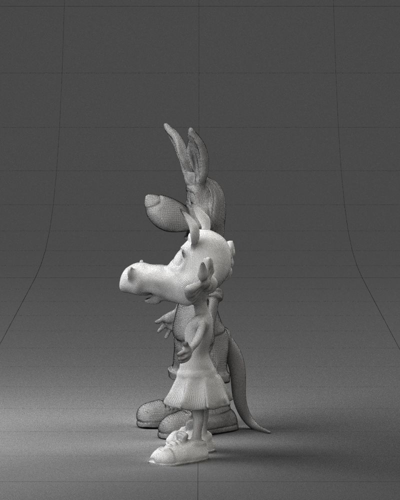 000360 Cartoon Characters Duo 3dp 3D print model_27