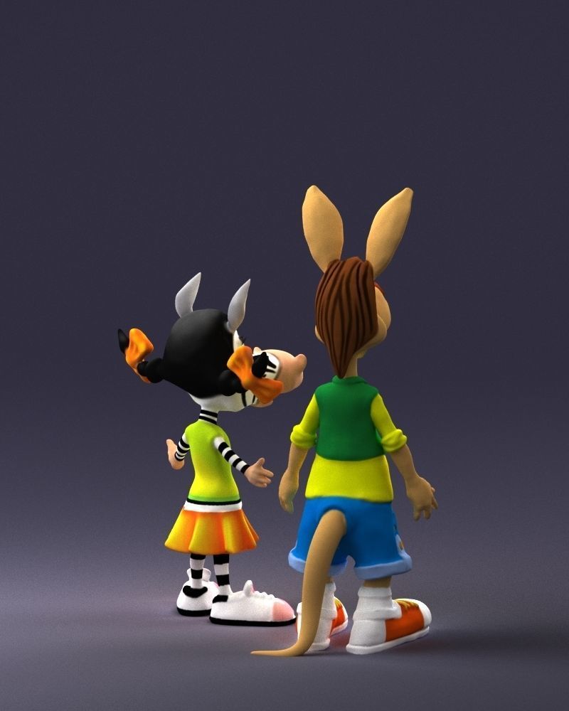 000360 Cartoon Characters Duo 3dp 3D print model_16